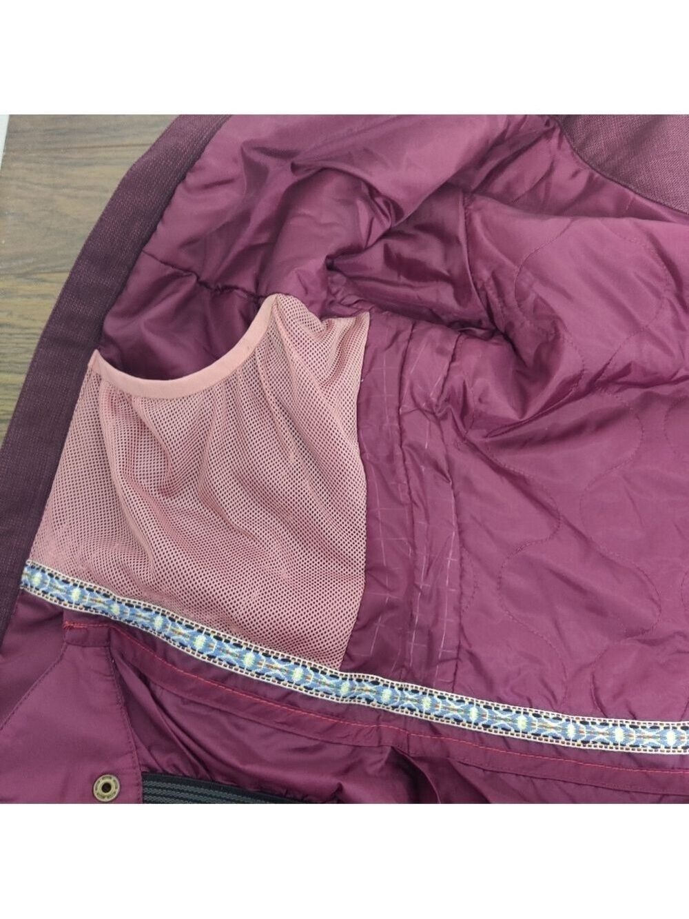 Burton Jet Set Maroon Snowboard Ski Jacket DRYRIDE ThermacoreEco Small 0401 - Picture 10 of 15